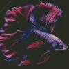 Purple Fish Diamond Painting