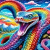 Rainbow Snake Diamond Painting