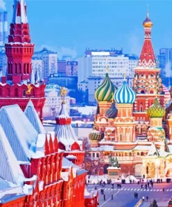 Red Square Moscow Diamond Painting