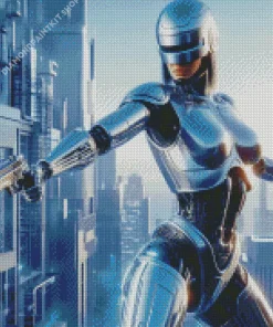 Robocop Girl Diamond Painting