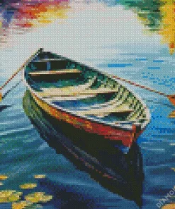 Row Boat Diamond Painting