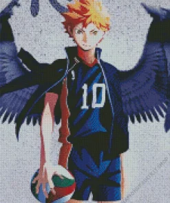 Shoyo Hinata Diamond Painting