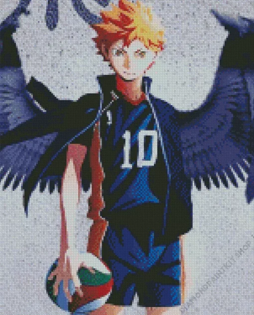 Shoyo Hinata Diamond Painting