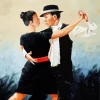 Tango Dancer Diamond Painting