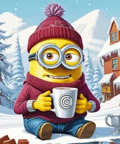 Winter Minion Diamond Painting