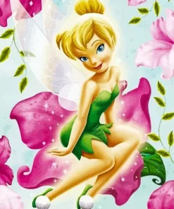 Cute Tinker Bell Diamond Painting