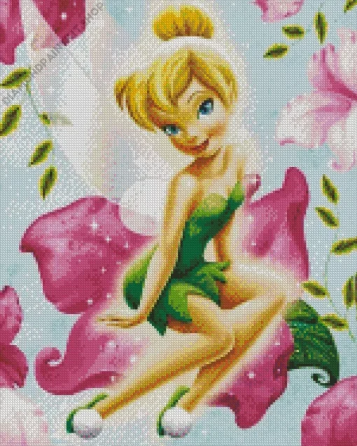 Cute Tinker Bell Diamond Painting