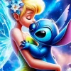 Tinker Bell And Stitch Diamond Painting