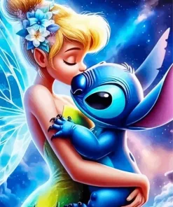 Tinker Bell And Stitch Diamond Painting