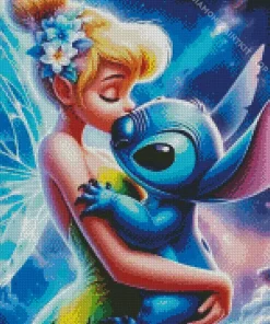 Tinker Bell And Stitch Diamond Painting