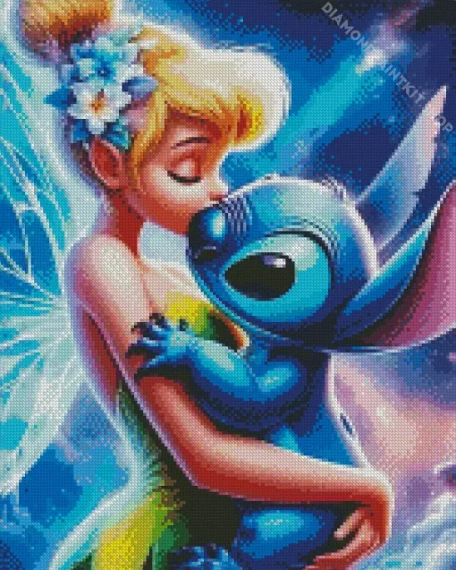 Tinker Bell And Stitch Diamond Painting