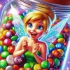 Tinker Bell Candies Diamond Painting