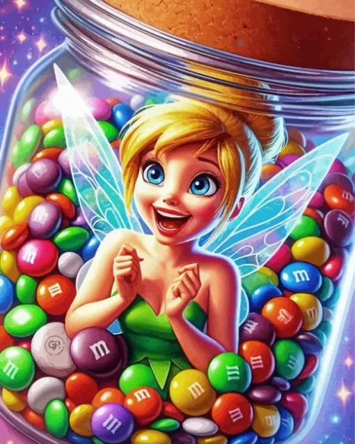 Tinker Bell Candies Diamond Painting