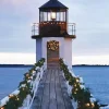 Christmas Brant Point Lighthouse Diamond Painting