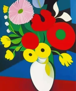 Flowers Bouquet Vase Picasso Diamond Painting