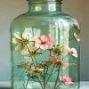 Glass Bottle With Flowers Diamond Painting