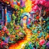 Abstract Eden Garden Diamond Painting