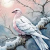 Aesthetic Dove Art Diamond Painting