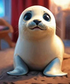 Baby Walrus Diamond Painting
