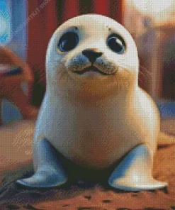 Baby Walrus Diamond Painting