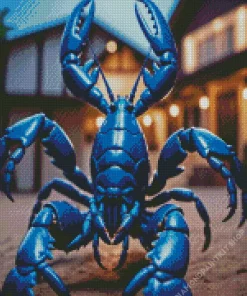 Blue Lobster Diamond Painting