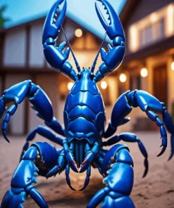 Blue Lobster Diamond Painting