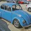 Blue Punch Buggy Diamond Painting