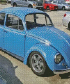 Blue Punch Buggy Diamond Painting