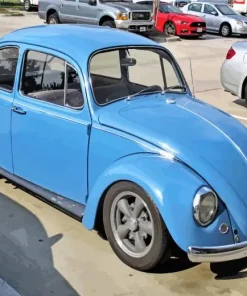 Blue Punch Buggy Diamond Painting