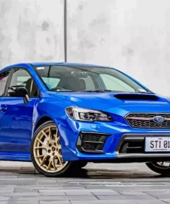 Blue Subaru Wrx Diamond Painting