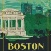 Boston City Poster Diamond Painting
