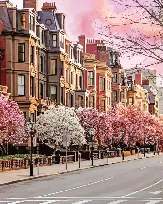 boston streets Diamond Dotz Boston Streets Diamond Painting