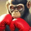 Boxer Monkey Diamond Painting