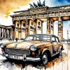 Brandenburg Gate Art Diamond Painting