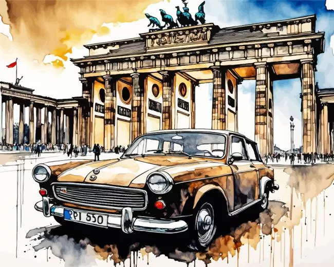 brandenburg gate art Diamond Dotz Brandenburg Gate Art Diamond Painting