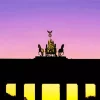 Brandenburg Gate Silhouette Diamond Painting