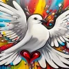 Cute Dove Diamond Painting