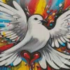 Cute Dove Diamond Painting