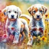 Cute Puppies Diamond Painting