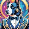 Dog In Tuxedo Diamond Painting