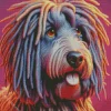 Dog With Dreads Diamond Painting