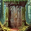 Door In A Forest Diamond Painting
