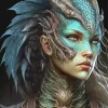 Draconic Woman Diamond Painting