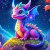 Dragon Baby Art Diamond Painting