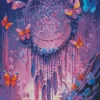 Dream Catcher Purple Art Diamond Painting
