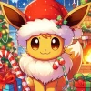 Eevee Christmas Diamond Painting