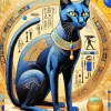 Egyptian Black Cat Diamond Painting