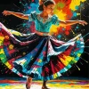 Folklorico Dancer Diamond Painting