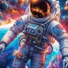Galaxy Astronaut Art Diamond Painting