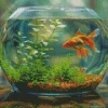 Goldfish In A Bowl Diamond Painting